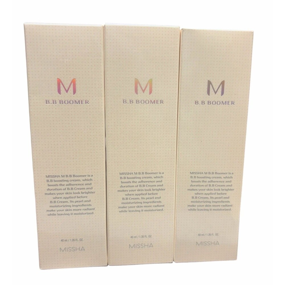 3X MISSHA M BB Boomer Wrinkle Care Moisturizer Whitening Cream 40ml 1.35 oz